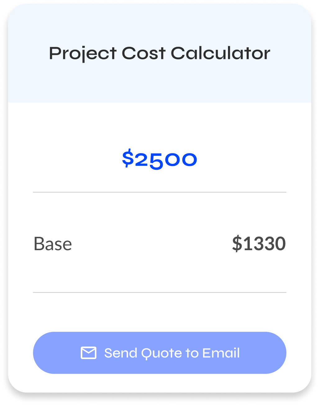 Get a Custom Quote for your website now.